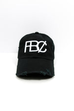 FB₵ Black Distressed Cap